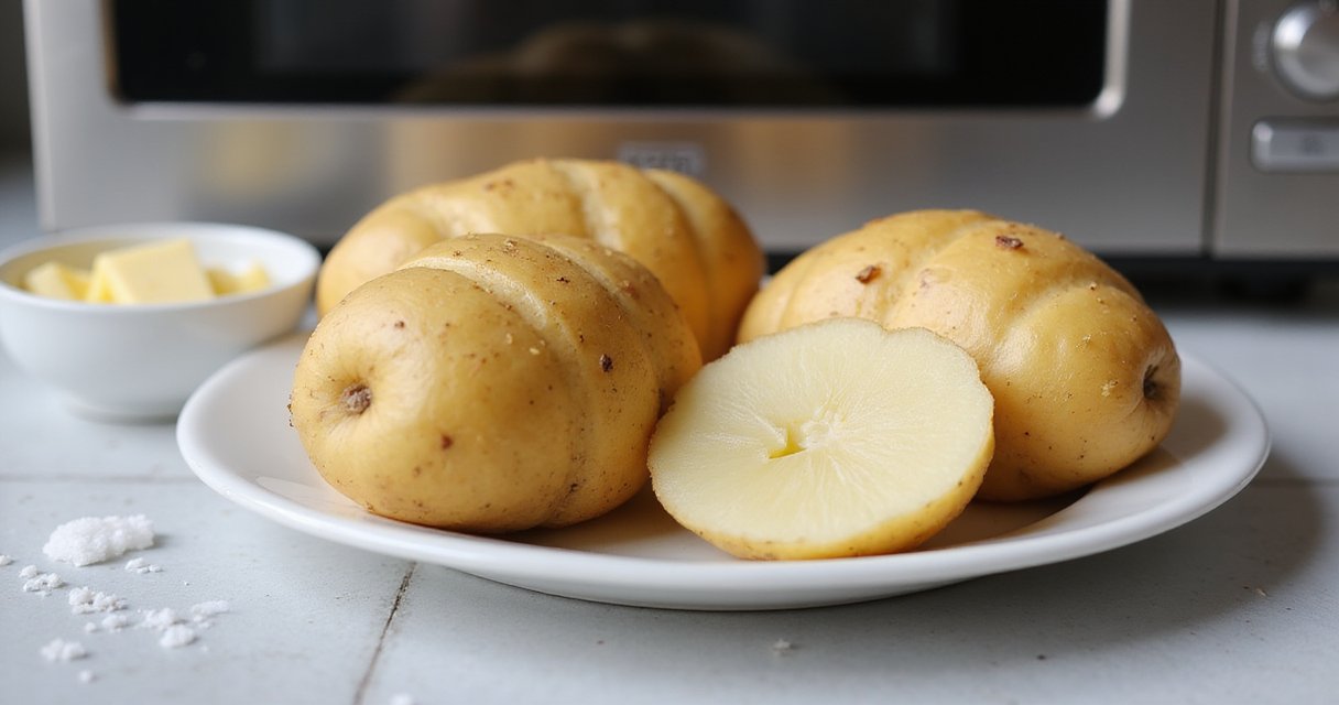 Kartoffeln in der Mikrowelle garen